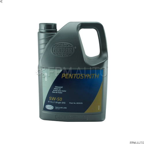 Aceite Motor Sintetico Aleman 5w-50 Pentosin