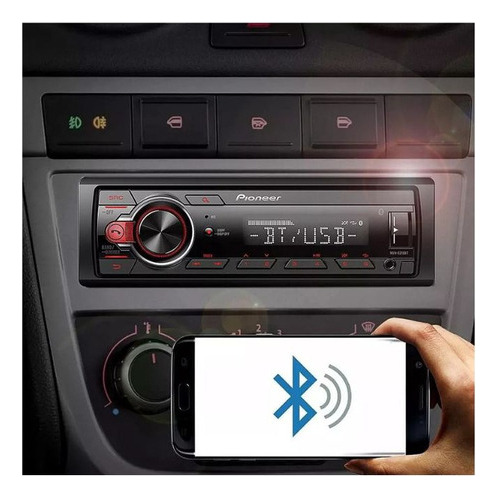 Radio De Auto Pioneer Mvh-s235bt Am Fm Usb Bluetooth Equal