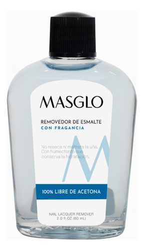 Removedor De Esmalte Masglo Líquido 60 Ml