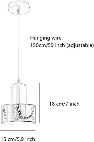 Imagen 9 de 9 de Lampara De Techo Colgante Moderna De Mármol Modelo Lucy Alb