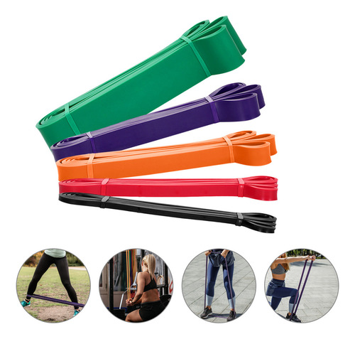 Banda Resistance Loop Band De Látex Natural Para Ayudar A Le