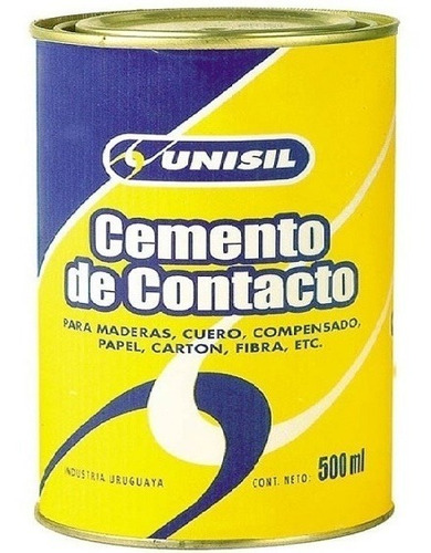 Cemento De Contacto 500 Ml Unisil Fabricación Uruguaya