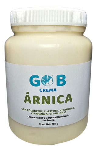 Crema De Arnica Ozonizada - Gob - 450 G