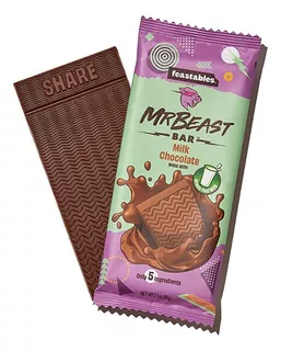 Barra De Chocolate Mr Beast Bar Feastables 60gr