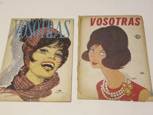 2 Revista Vosotras N° 1324 Y 1438 De 1961/63