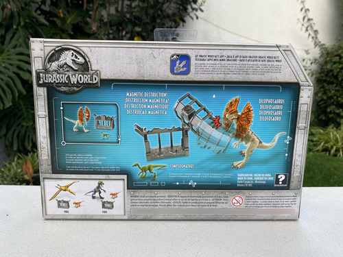Dilophosaurus Compsognathus Destruct A Saurus Jurassic World (Usado)