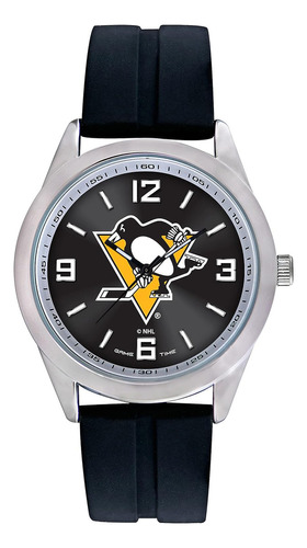 Tiempo De Juego De Los Hombres Nhl-var-pit  Varsity  Reloj 