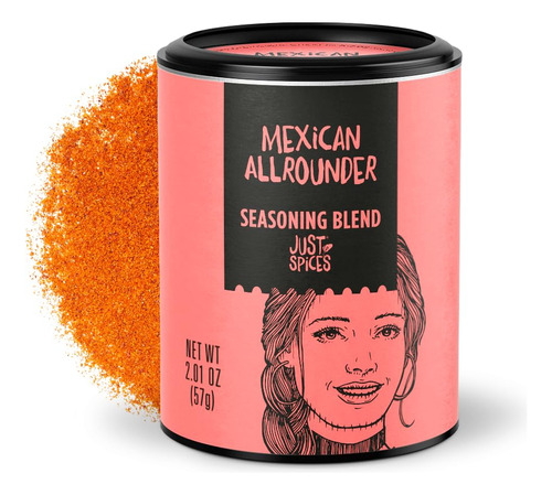 10 Piezas De Just Spices Mexican Allrounder, 2.01 Oz | Spice