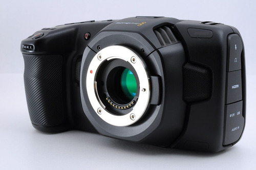 Blackmagic Pocket Cinema Camera 4k Black W Box & Rig &monit