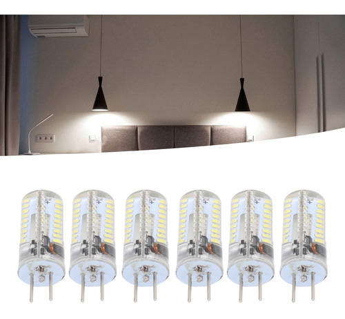 Focos Led Gy6.35 5w Ac 12v, 6 Piezas