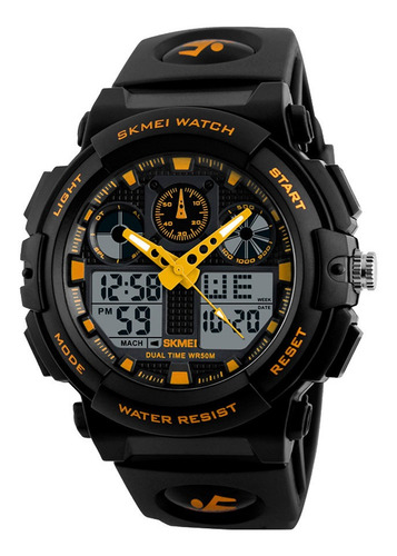 Reloj Hombre Skmei 1270 Sumergible Digital Alarma Cronometro