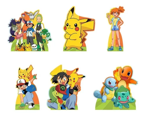 Painel Pokémon 200 cm diametro - Aquarela