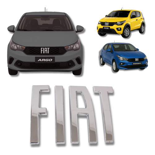 Emblema Grade Fiat Mobi 2021 2022 2023 2024