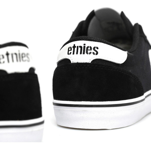 Imagen 3 de 7 de Tenis Etnies Calli Vulc Negro Skate Hombre