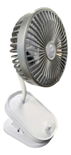 Ventilador De Clip Portátil Recargable Usb Escritorio Moreka