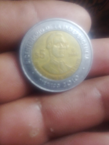 Vendo Moneda De $5 Pesos,francisco Primo De Verdad,colección