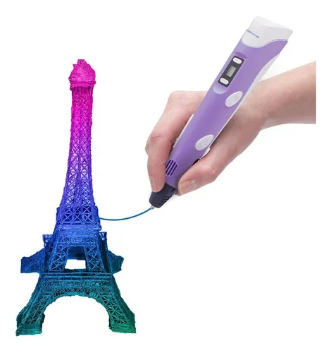 Lapiz 3d Impresora Lapicera 3d Lcd Base + Filamentos Regalo