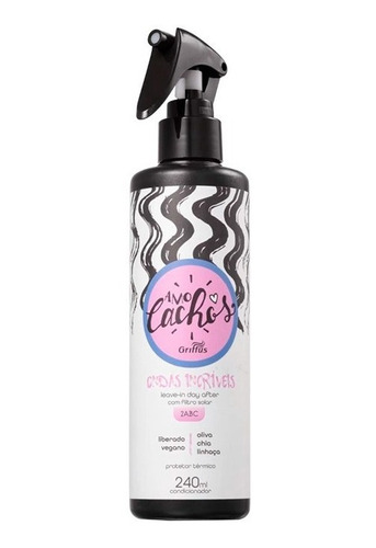 Spray Leave-in Para Cabello Con Ondas 2abc Griffus 240 Ml