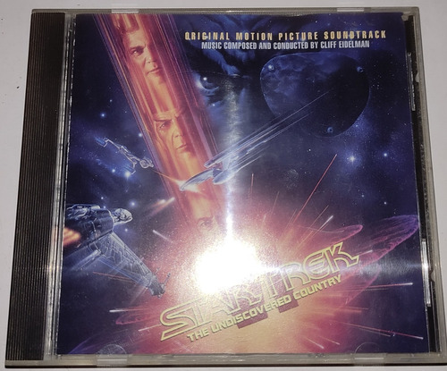 Star Trek V I The Undiscovered Country Cd Soundtrak 1991 Usa