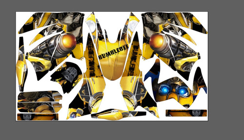 Kit De  Vinil 125z Nueva Transformers