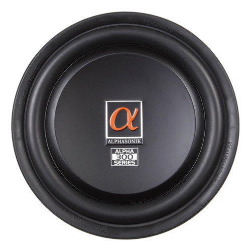 Subwoofer Alphasonik 300 Serie Aph-tsw310 10'' 1200w 400 Rms Cor Preto