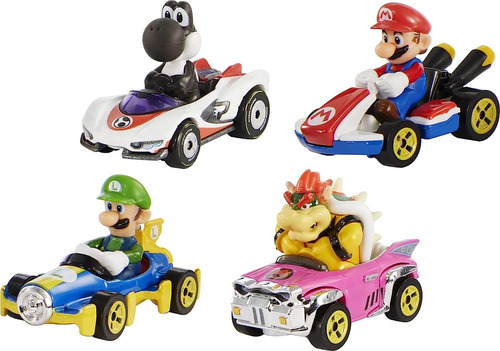 Hot Wheels Mario Kart Personajes Y Karts Como Hot Wheels ...