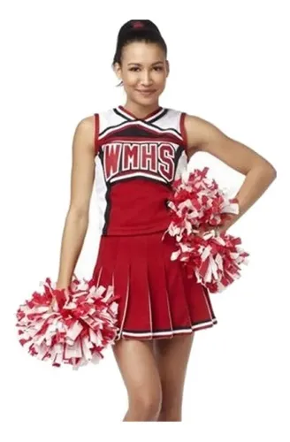 Disfraz De Animadora De Glee Baseb Para Colegiala Cheer Musi