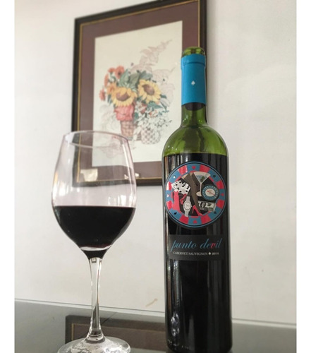 Imagen 4 de 10 de Vino Punto Devil Cabernet Sauvignon 750ml. San Huberto