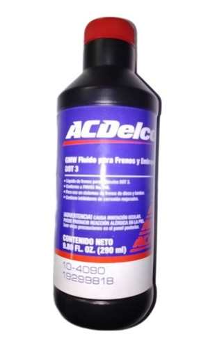 Liga De Freno Dot3 Acdelco 290ml 