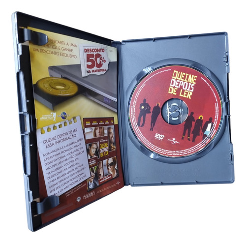 Dvd Queime Depois De Ler (Usado)
