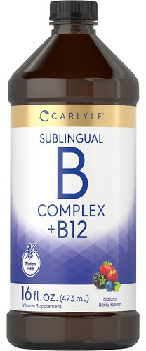 Carlyle | Vitamin B Complex | Plus B12 | 16oz | 94 Servings