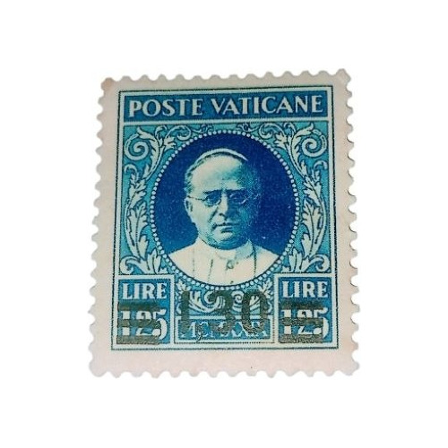 Estampilla Vaticano Yt.61 1934 Sobrec.s/v. 1929 1.30 S/1.25