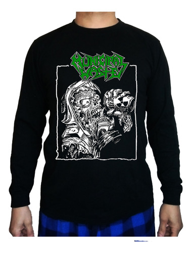 Municipal Waste Manga Larga (serigrafia)