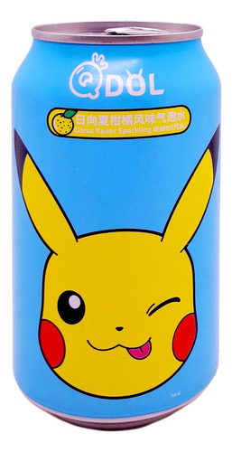 Pokemon - Gaseosa/lata Coleccionable Sabor Citrus 330 Ml.
