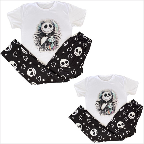 Duo Pijama De Jack Skellington Dama Hombre