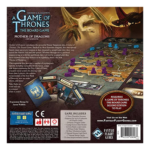 Fantasy Flight Games Un Juego De Mesa De Game Thrones Mother
