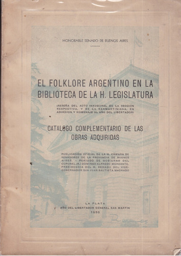 El Folklore Argentino... - H. Senado De Buenos Aires