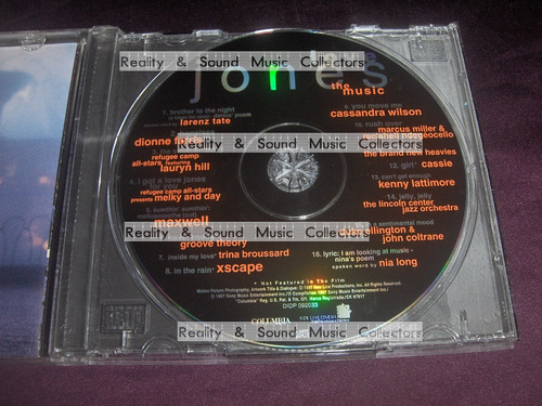Love Jones The Music Soundtrack Cd Lauryn Hill Dione Farris (Usado)