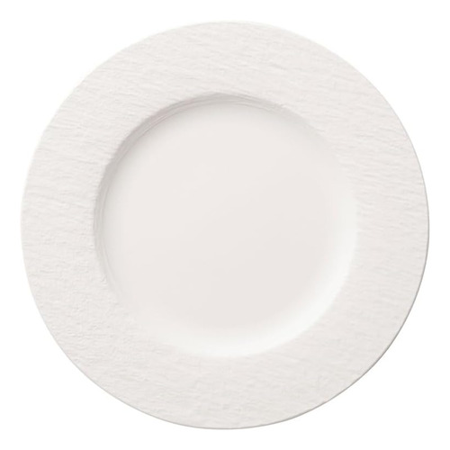 Villeroy & Boch Manufacture Rock Blanc Plato Llano, 10,5 Pul