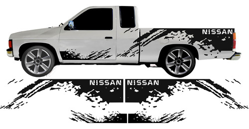 Calca Calcomanía Sticker Splash Mancha Nissan Hardbody D21