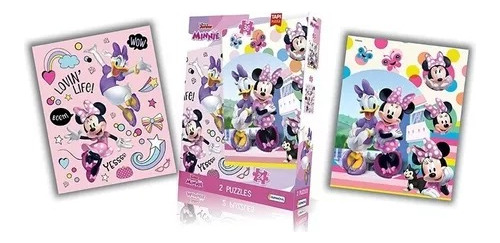 Rompecabezas Puzzle Minnie X2 36 Y 24 Piezas - Premium