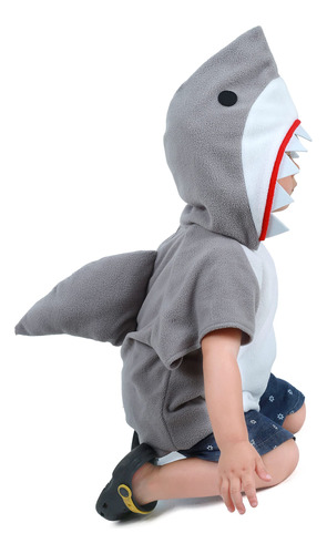 Coskidz Disfraz De Tiburón Para Niños, Sudadera Con Capuc.