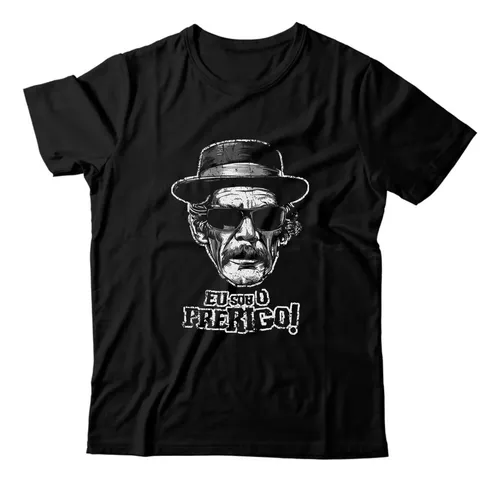 Camiseta Preta Unissex Básica Madruga Mafioso Fem Masc