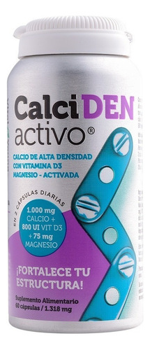 Calcio De Alta Densidad Con Vitamina D3 + Magnesio.