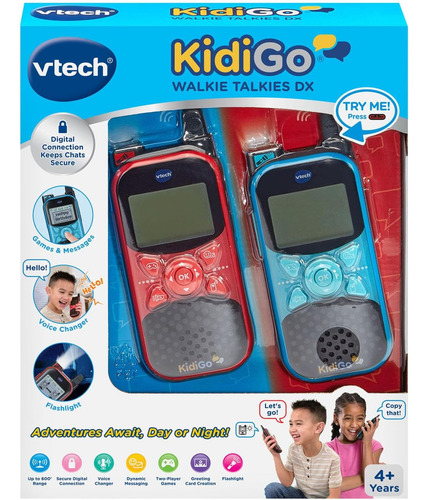 Vtech Kidigo Walkie Talkies Dx Niños 182 Metros