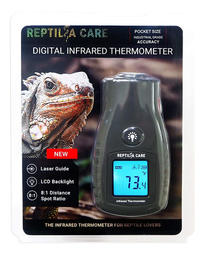 Reptilia Care Termómetro Digital Infrarrojo Para Reptiles, T