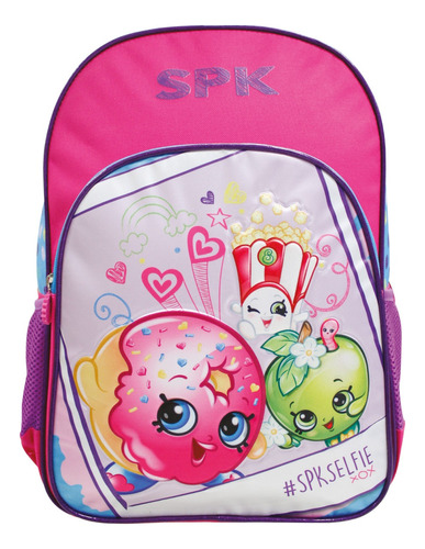 Mochila Escolar Atm Packs Shopkins Rosa-3055