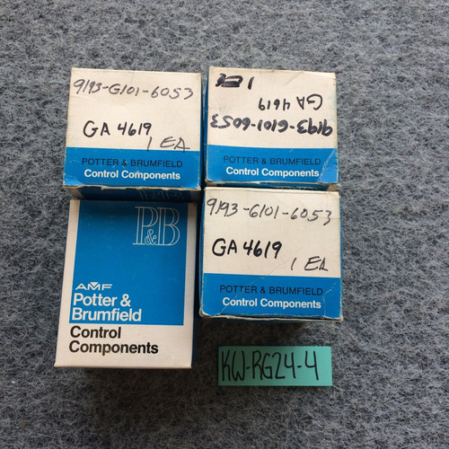 Lot Of 4 Amf Potter & Brumfield Ga-4619 Control Components