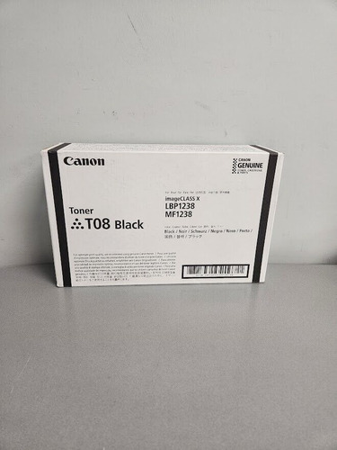 Canon T08 3010c005aa Black Toner Cartridge, Imageclass X Cch