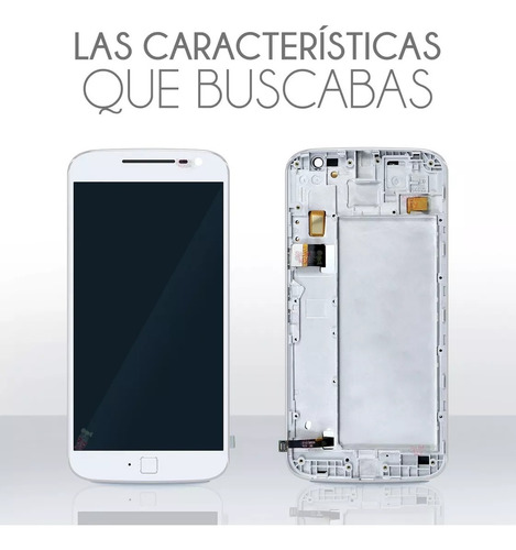 Pantalla Lcd Yu Touch Motorola G4 Plus Con Marco (Usado)